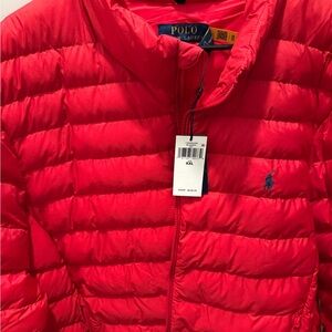Polo by Ralph Lauren men Red Puffer Jacket